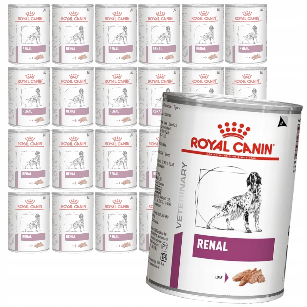 Royal Canin Renal 24x410g Vlhké Krmivo Paštika pro psy Selhání ledvin