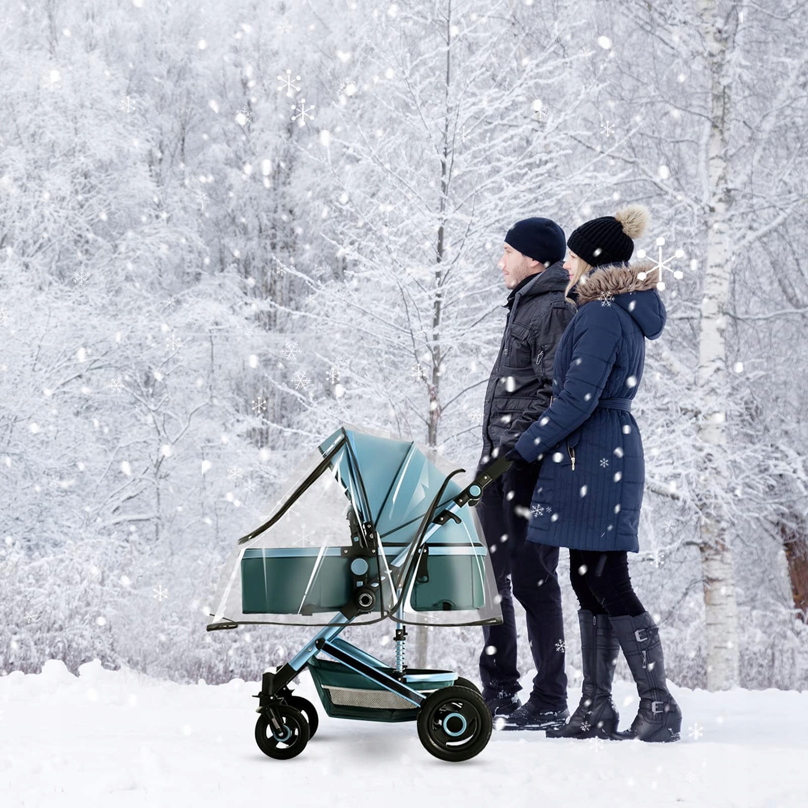 ESŐVÉDŐ FÓLIA BABAKOCSIHOZ, UNIVERZÁLIS, ABLAKOS, VÍZÁLLÓ Márka márkanév nélkül
