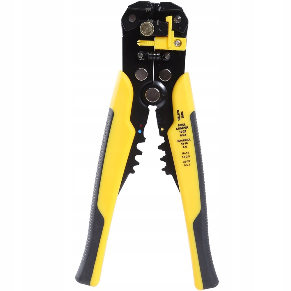 AUTOMATYCZNE SZCZYPCE DO ŚCIĄGANIA IZOLACJI ZACISKARKA KABLI PRZEWODÓW Minimalny przekrój przewodu 0.2 mm²