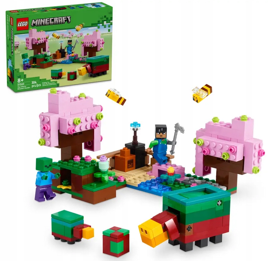 Lego Minecraft 21260 Třešňová zahrada stavebnice