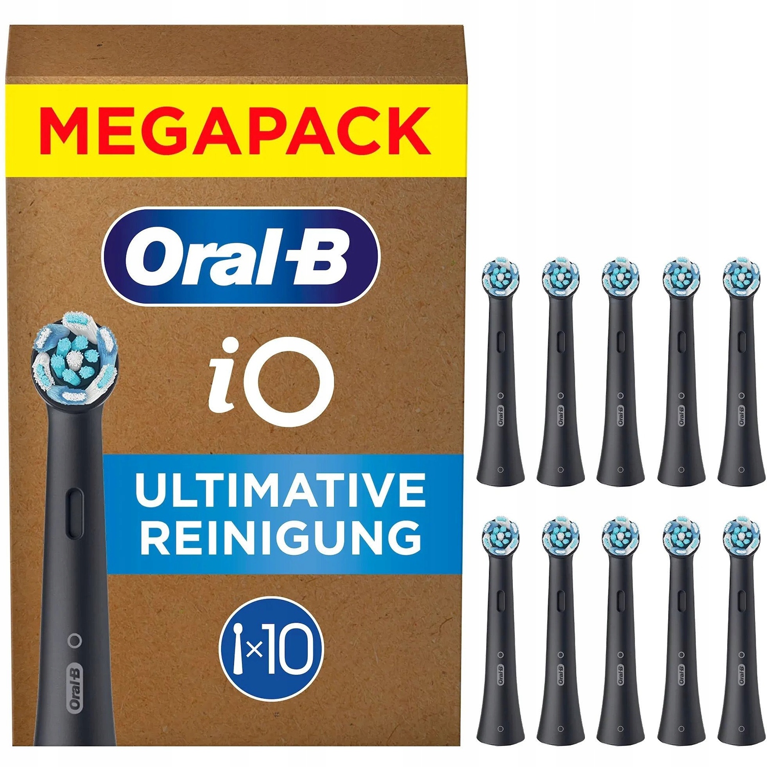 Końcówki Do Szczoteczki Elektrycznej Oral-b Io Ultimate Clean Black 10-PAK