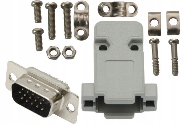 

Wtyk na kabel DB15 Vga Svga monitorowy Nowy