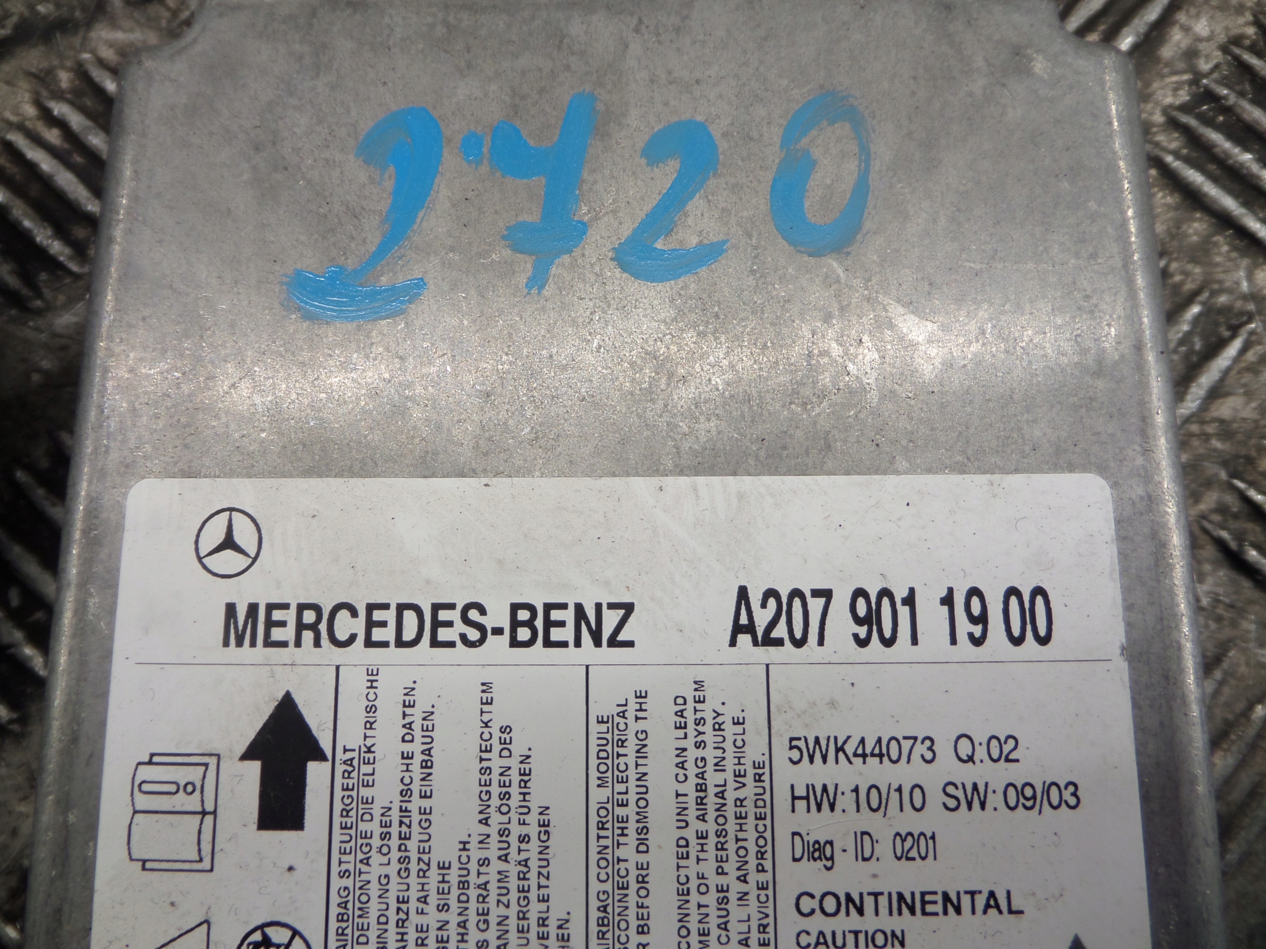 Module sensor Airbag Airbag Mercedes-Benz OE A2079011900