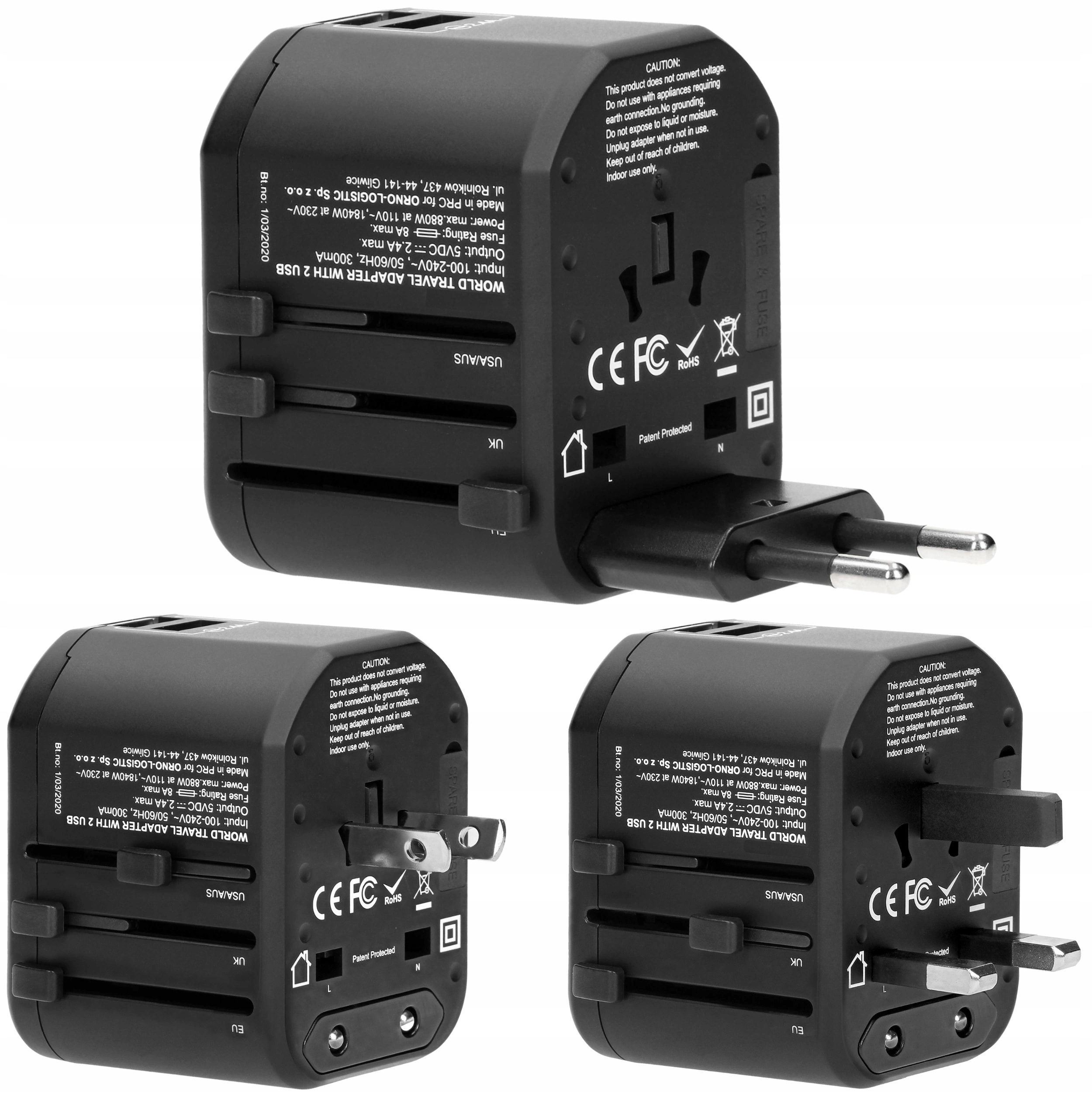 

Podróżny Adapter Przejściówka Do Gniazdek Go World