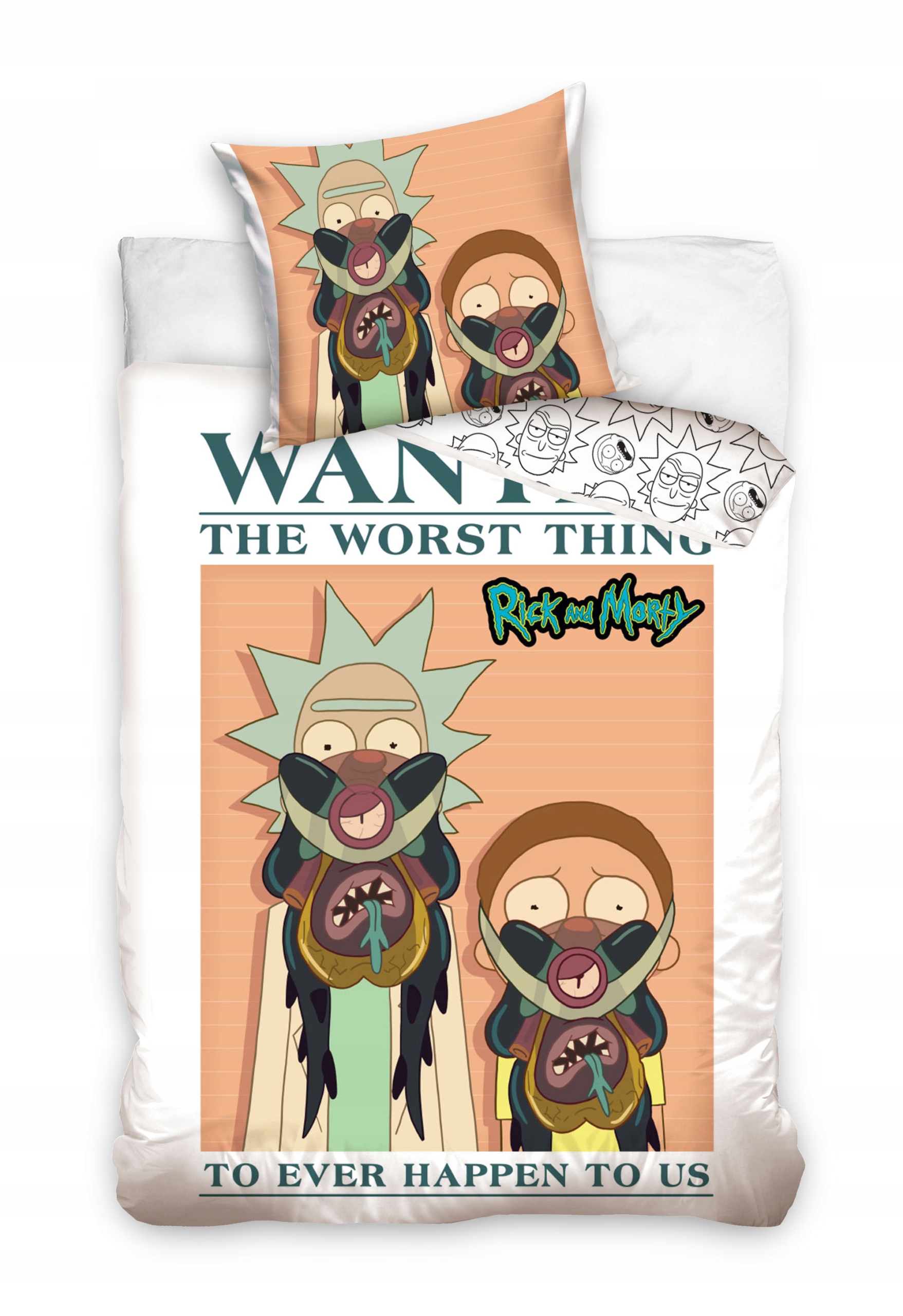 

Pościel bajkowa bawełna 160x200 Rick & Morty