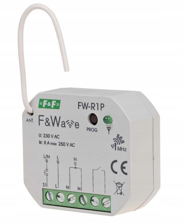 F&Wave jednopólové bistabilní relé FW-R1P
