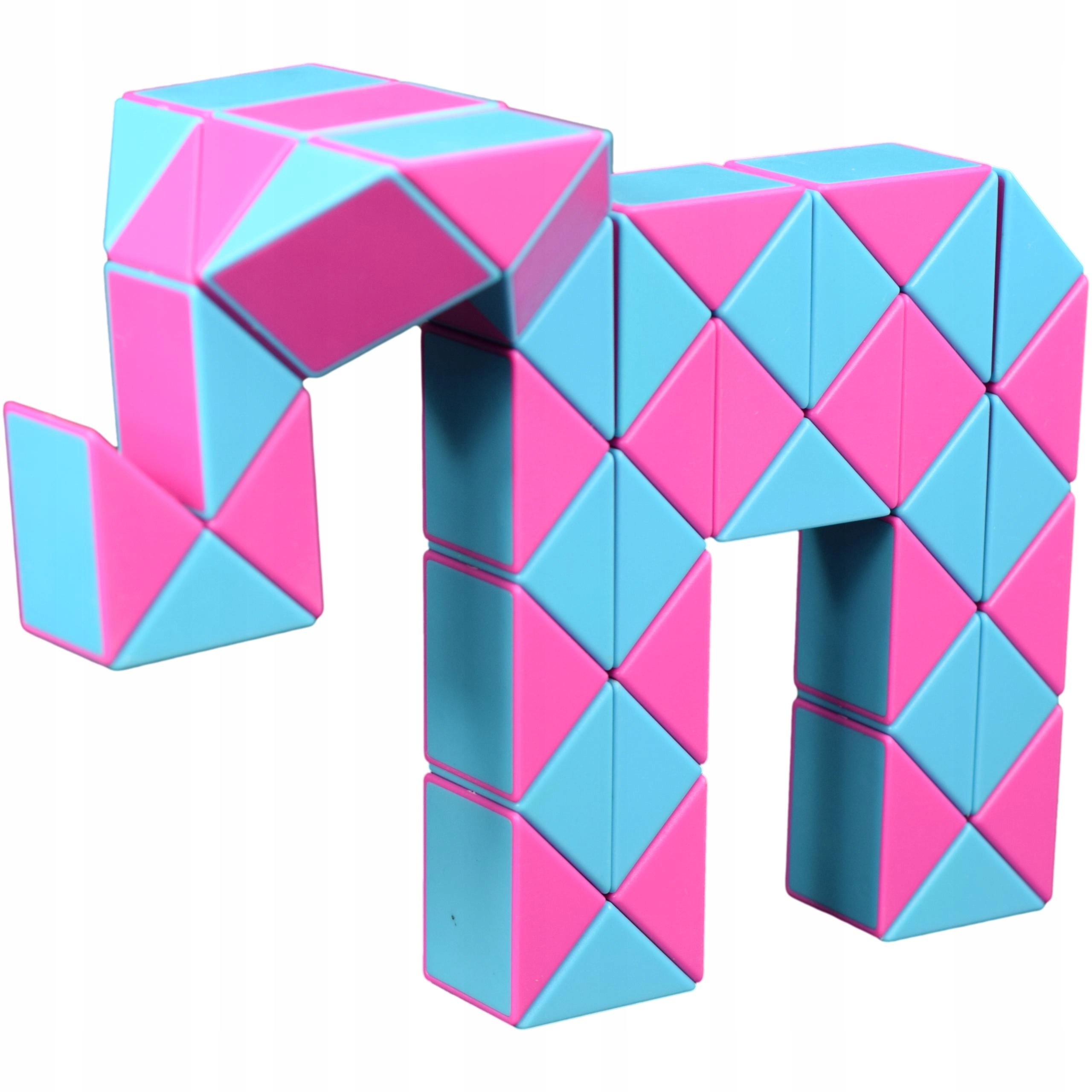 UKŁADANKA MAGICZNY WĄŻ MAGIC SNAKE ŁAMIGŁÓWKA 48EL Materiał inny