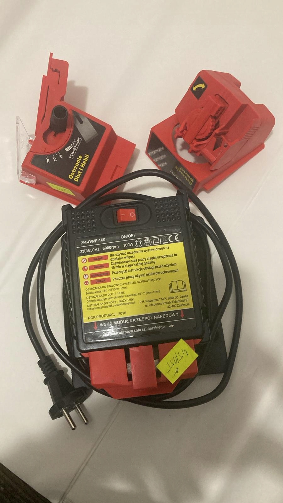Elektryczna ostrzałka wielofunkcyjna POWERMAT PM-OWF-170M
