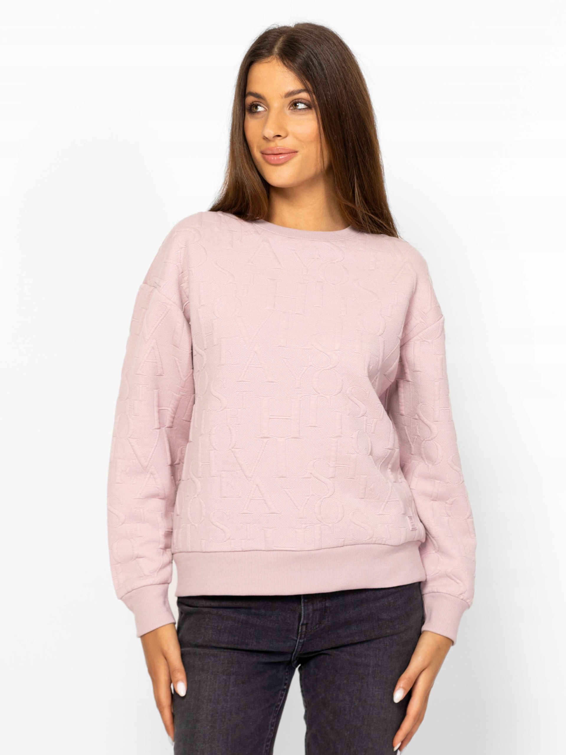 Heavy Tools Dámská Volná Tepláková Mikina DALBIW25 Powder Růžová S