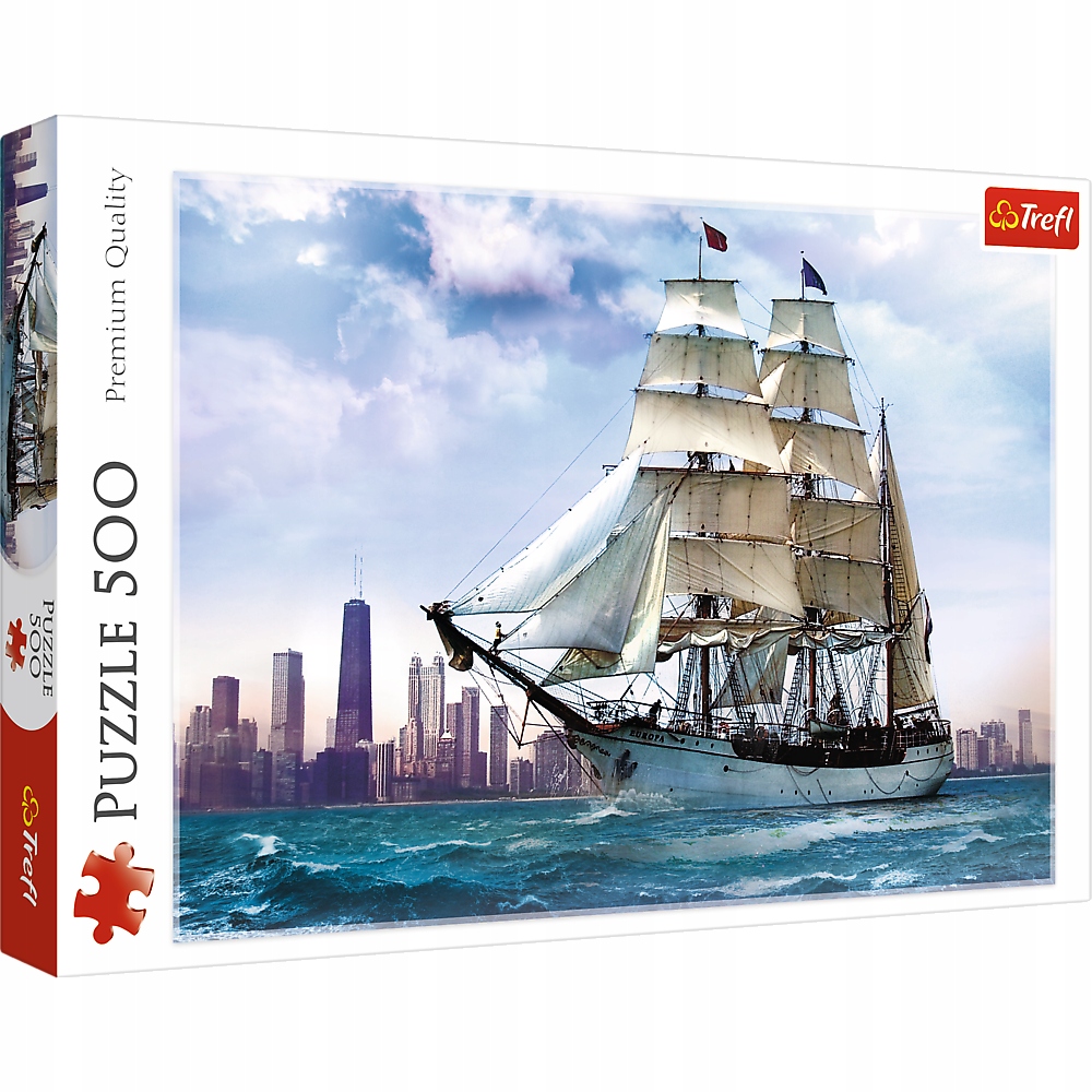 

Puzzle 500 El. Żaglowiec Na Tle Chicago Trefl