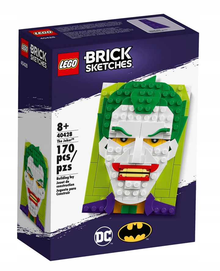 Lego 40428 Náčrty Kostek – DC Joker