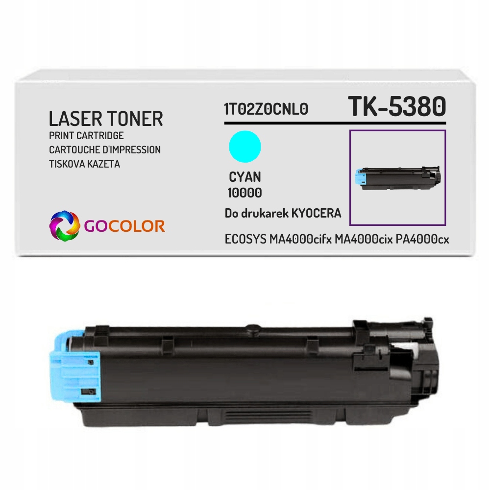 Nowy Toner TK5380C 1T02Z0CNL0 Cyan do Kyocera Ecosys MA4000cifx MA4000cix