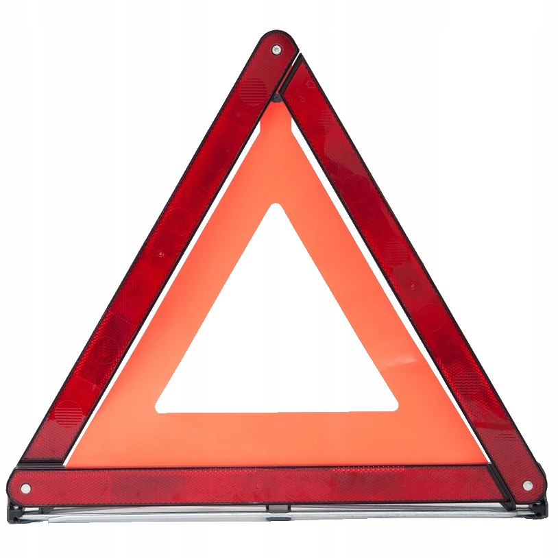TRÓJKAT ODBLASKOWY OSTRZEGAWCZY SAMOCHODOWY EURO HOLOMOLACJA E13 + ETUI