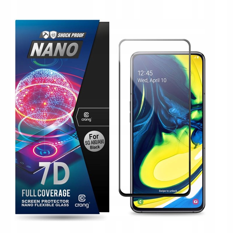 

Crong Nano Odporne Szkło hybrydowe do Galaxy A90