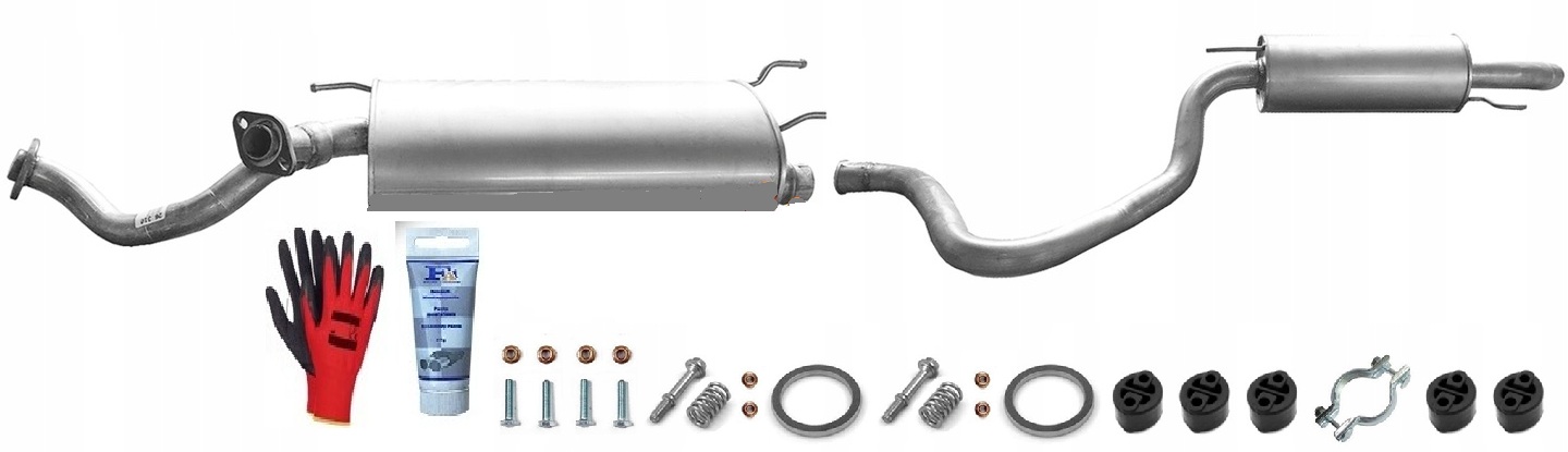Toyota Land Cruiser 4.7 V8 4WD 173kW 1998-2007 5dveřový Tlumič sada bonus