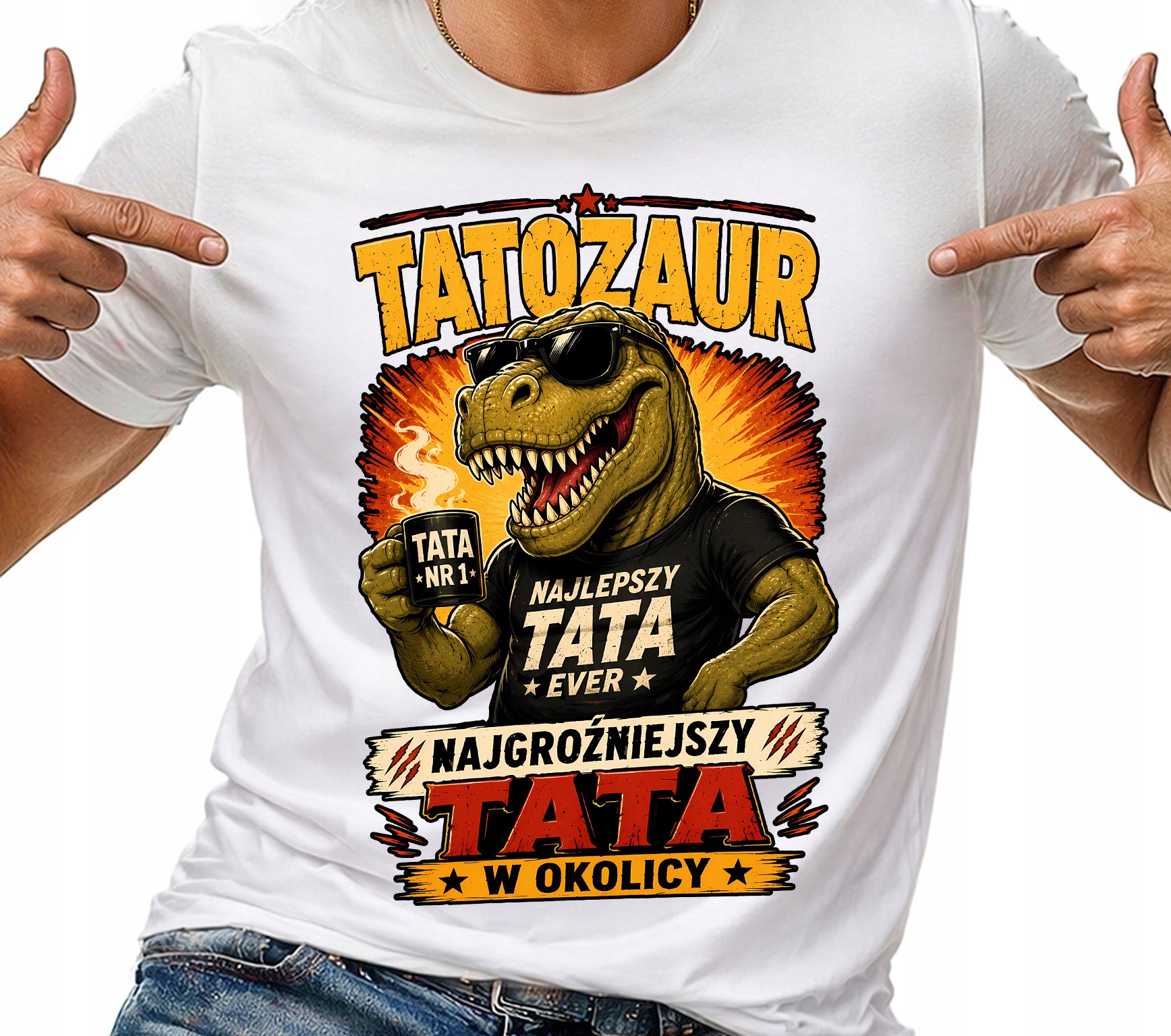 Tričko Tričko Pánské Tatosaurus Dinosaurus Je Vtipné Na Den Otce M