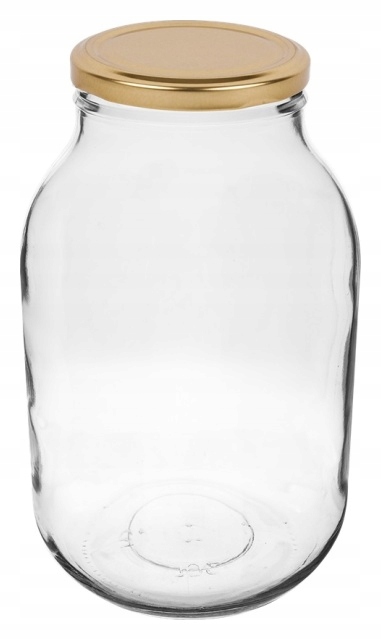 

Słoje z złotą nakrętką To 3000 ml 1 sztuka Biowin