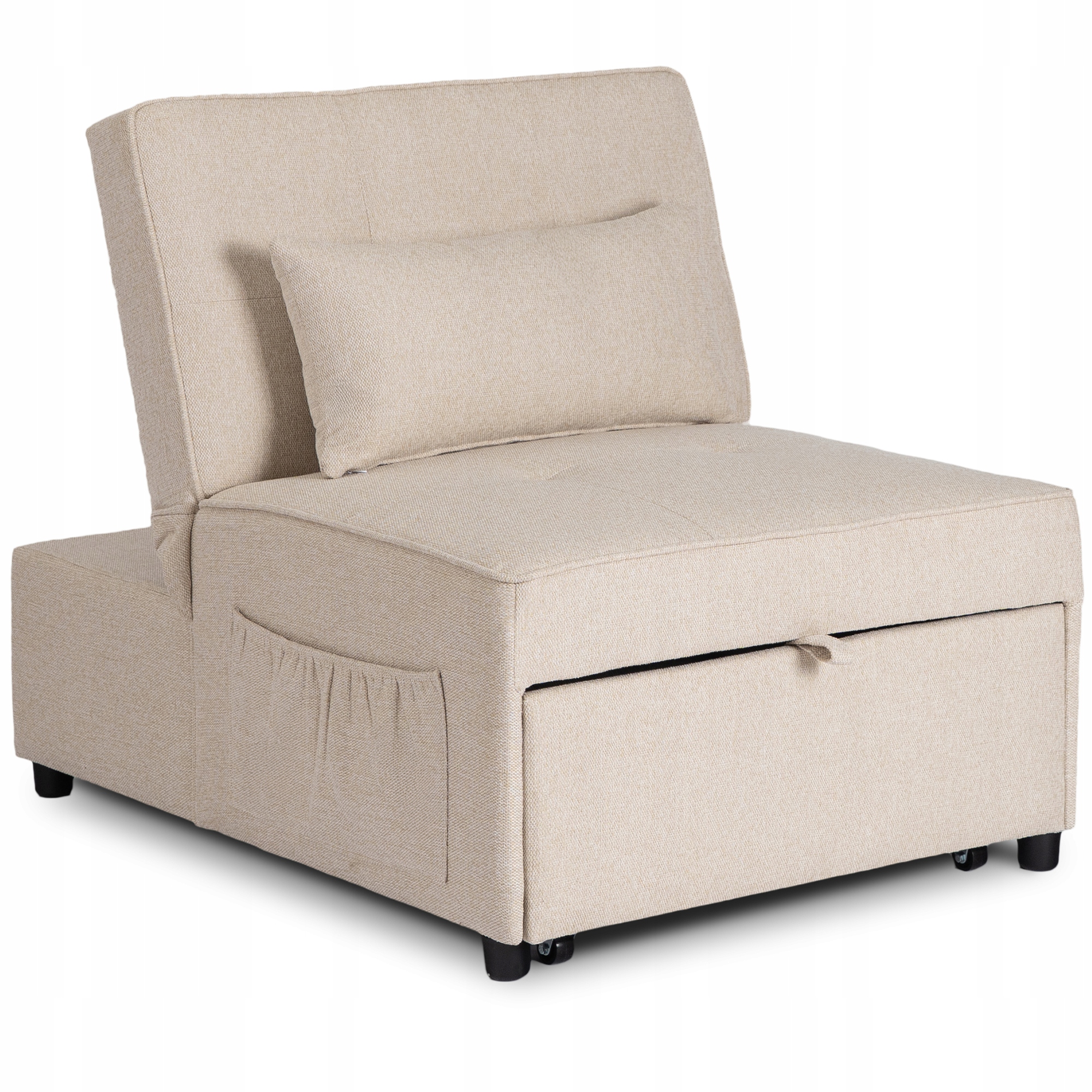 Béžová Americká rozkládací pohovka na spaní Iberis