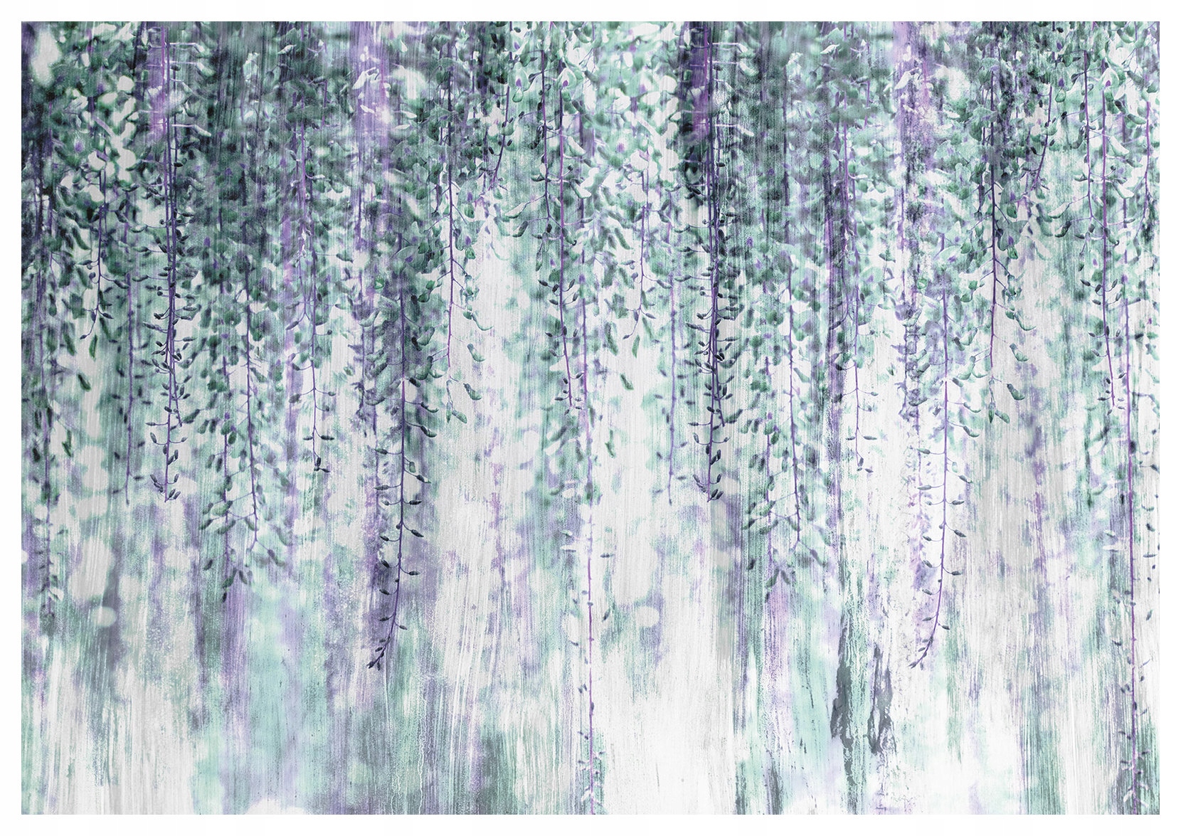 Fototapeta Fialovo-modré akvarelové květiny jemnost 416x290 lepidlo