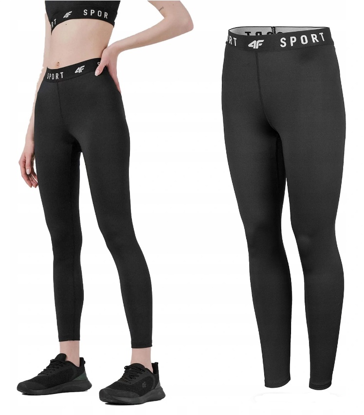 

4F Legginsy Treningowe Spodnie SPDF351 > L