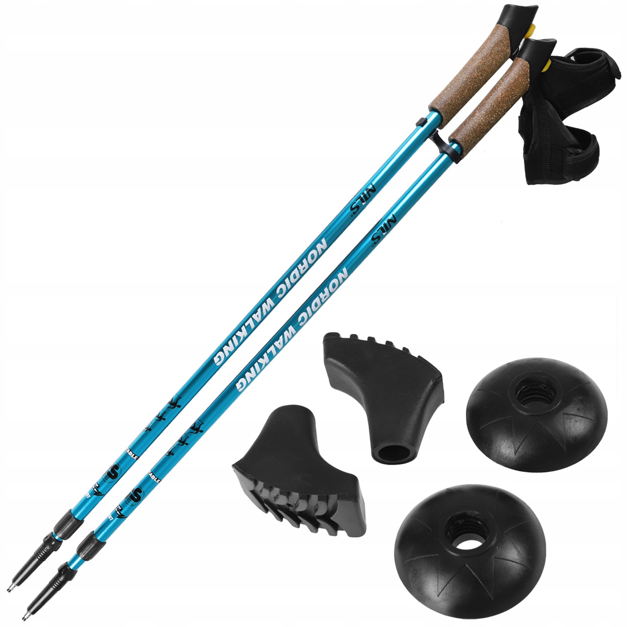 Kije Do Nordic Walking Trekkingowe Regulowane Z Systemem Amortyzacji Nils