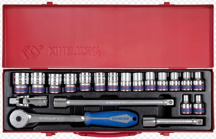Nástavce Račňa 1/2 8-27 mm 6kt 20ks Predĺženie King Tony 4320MR
