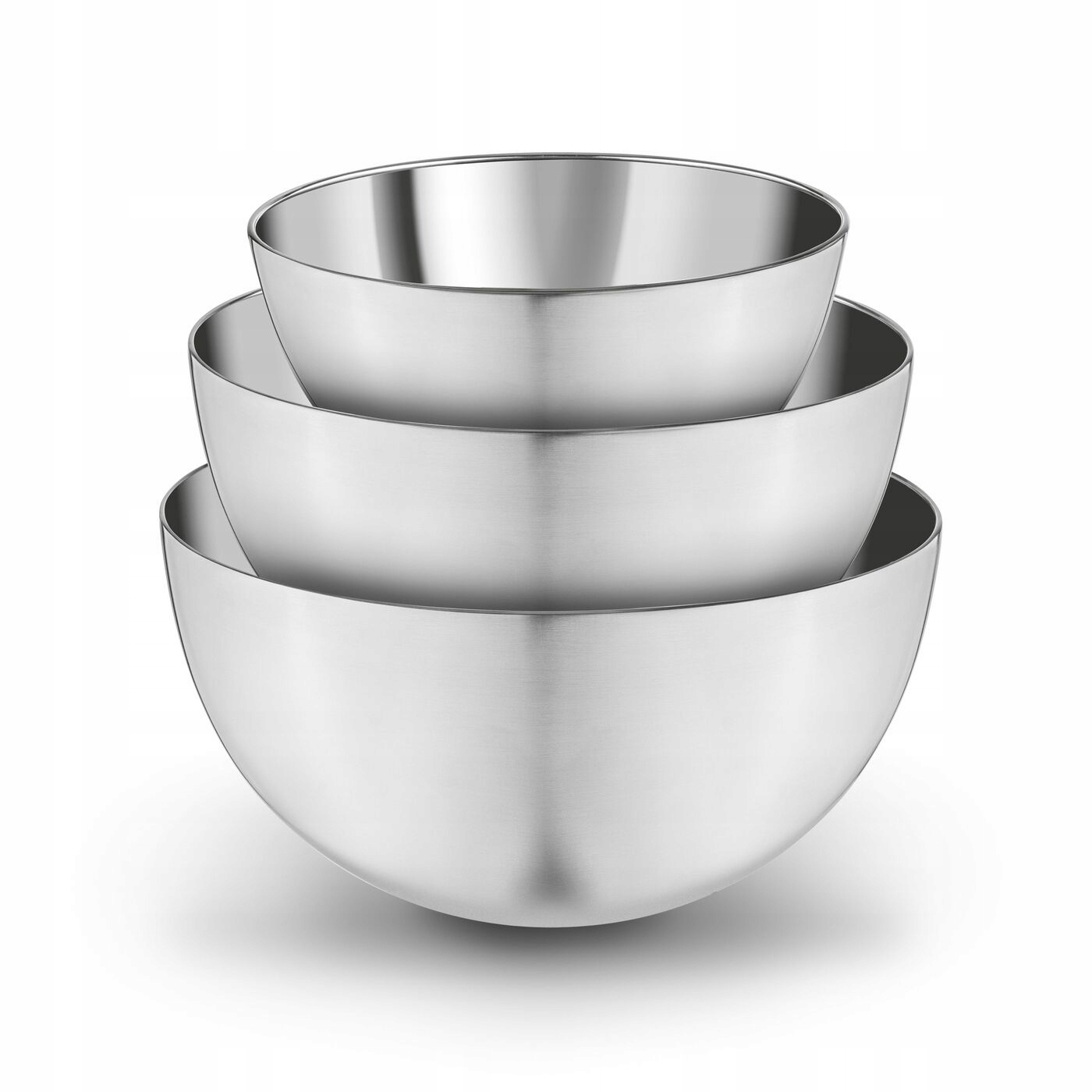 

Zestaw 3x kuchenna Miska Metalowa miski do sałatek