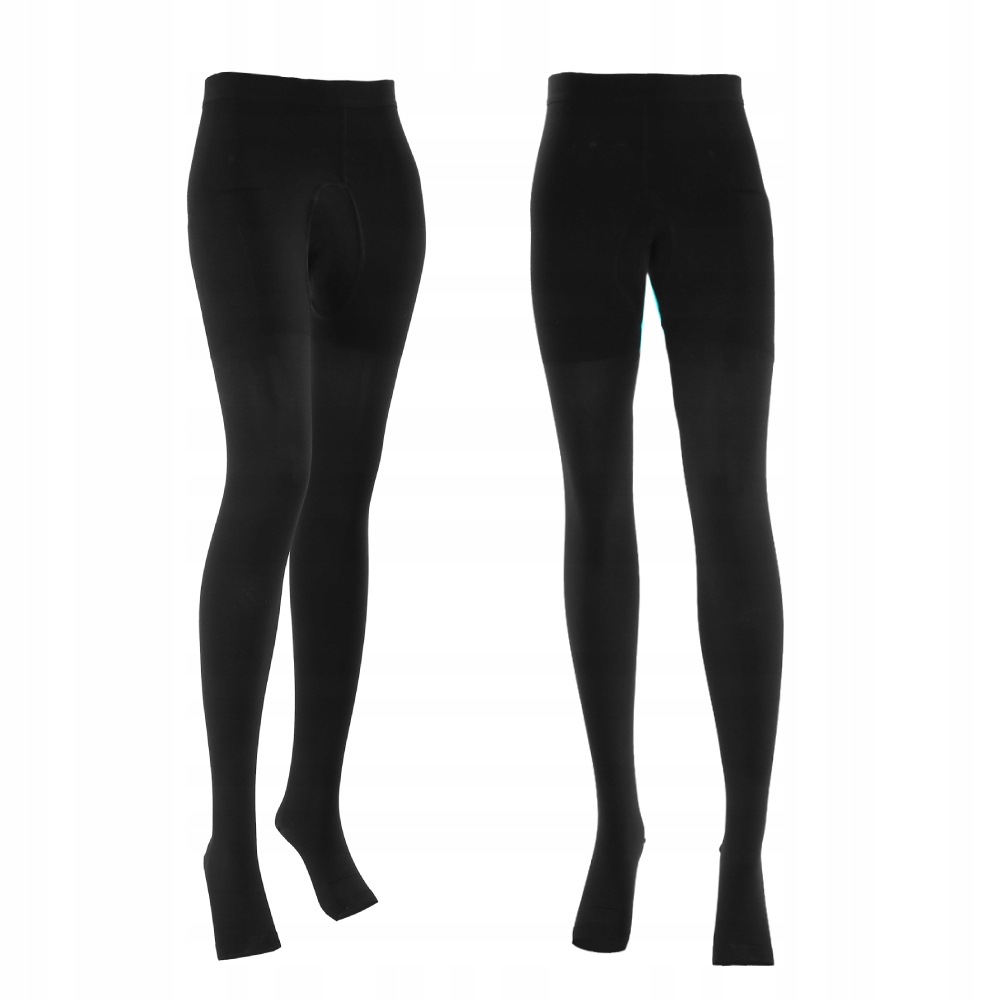 Rajstopy Uciskowe 2 Stopień Żylaki M Czarny