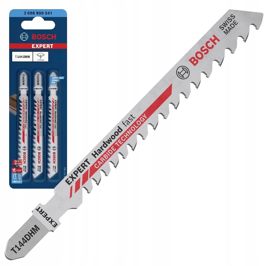 

Brzeszczot Wyrzynarek Expert 3szt. T 144 Dhm Bosch