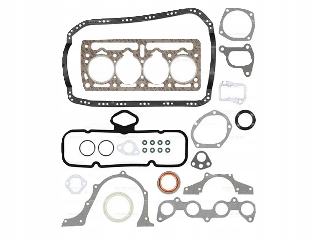 ZESTAW USZCZELEK SILNIKA FIAT Cinqucento 900 Seicento + simmering CORTECO