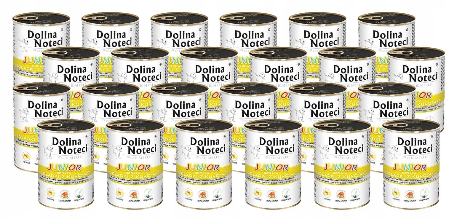 Dolina Noteci Premium Junior Żołądki Kurc 400G x24 .