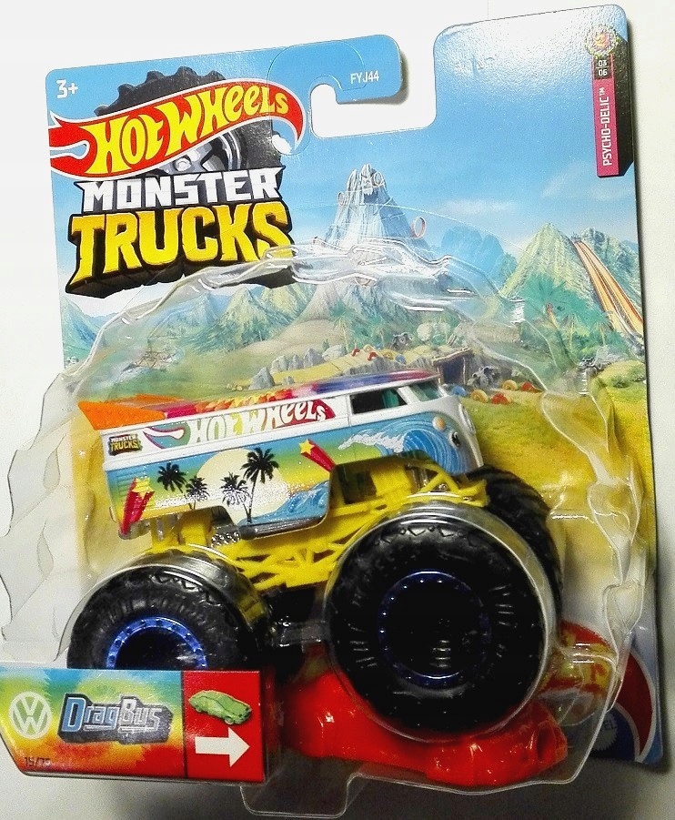 

DragBus Truck Hot Wheels 1:64 Monster Trucks