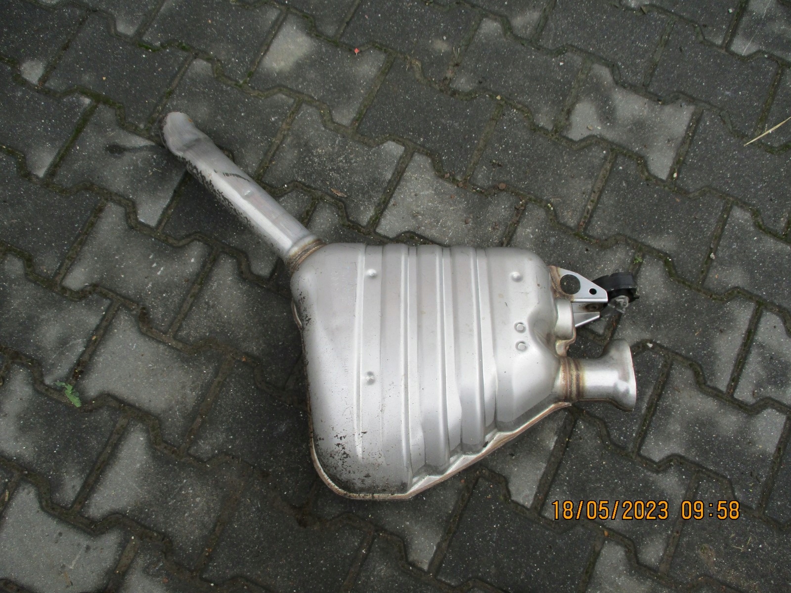 muffler, exhaust AUDI A6 4G0253612M