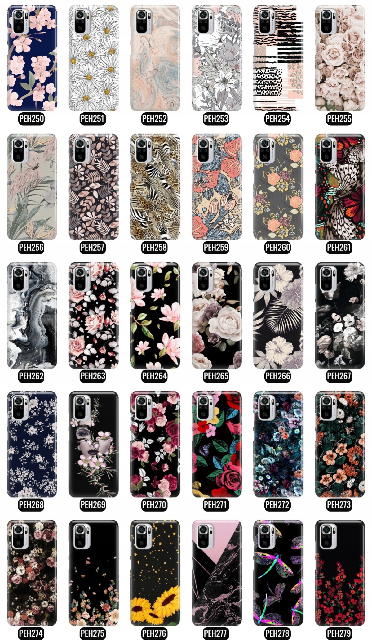 Etui do XIAOMI REDMI NOTE 10S Obudowa Case Wzory Typ plecki