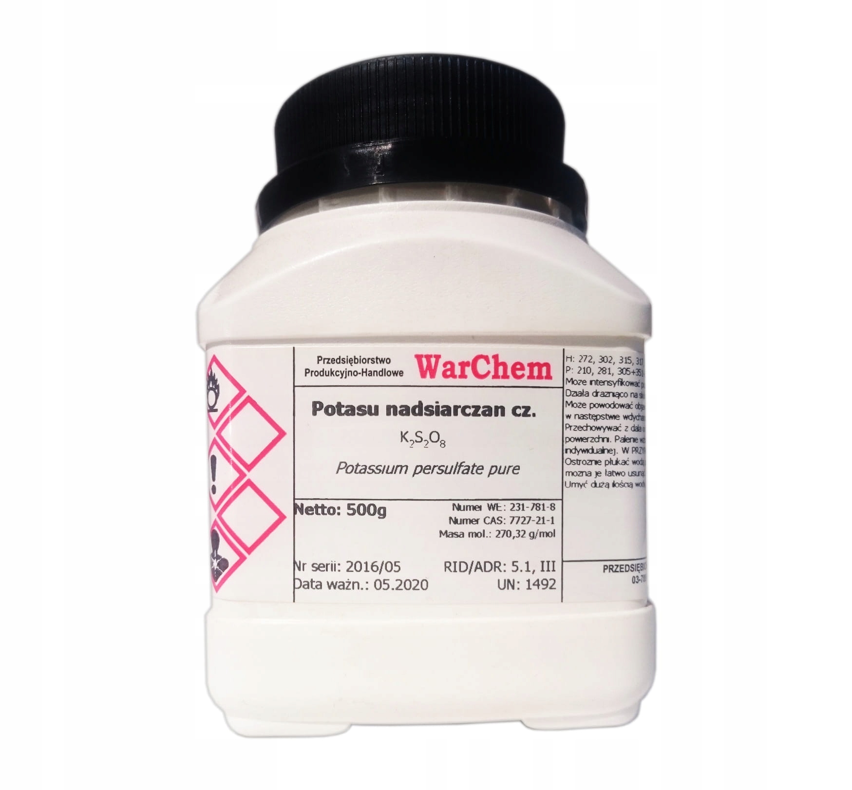 

Nadsiarczan Potasu czysty 500g
