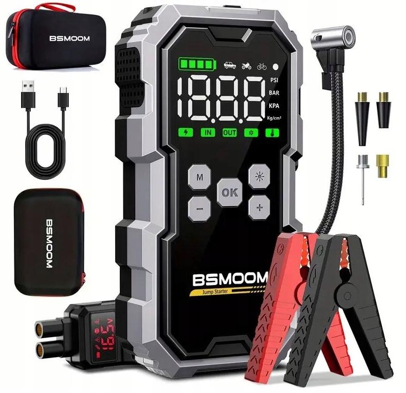 Bsmoom B05 – Prenosný Jump Starter automobilový Booster s powerbankou