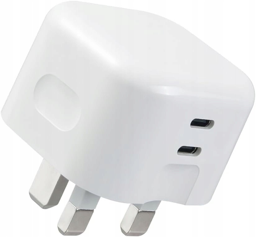 Ładowarka sieciowa Usb typ C do Apple 2 porty biały