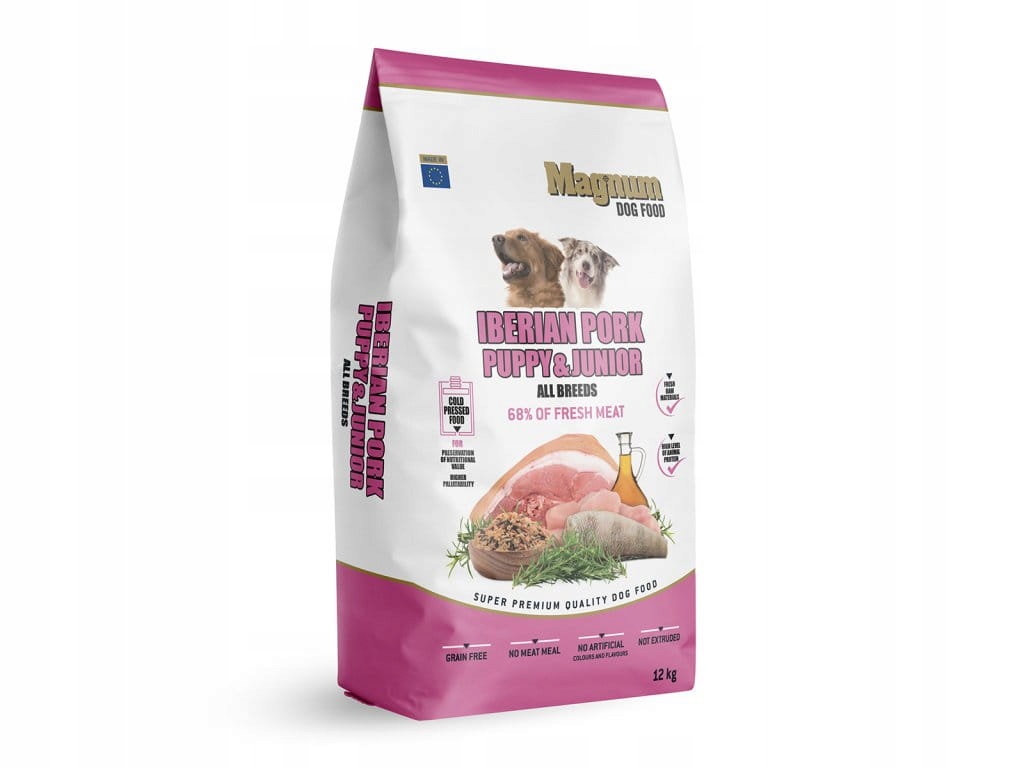Levně Magnum Iberian Pork 100% přírodní Puppy 12 kg