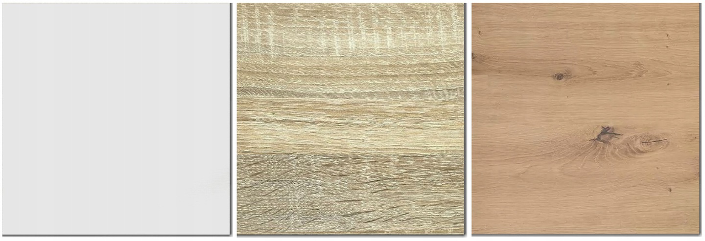 Zestaw mebli łazienkowych szafki meble łazienkowe wiszące lustro IBIZA 80 Liczba elementów w zestawie 3