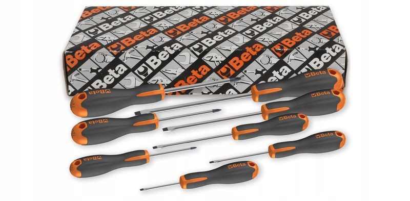 

Zestaw Wkrętaków Płaskich/krzyżak. 1203E/S10 Beta