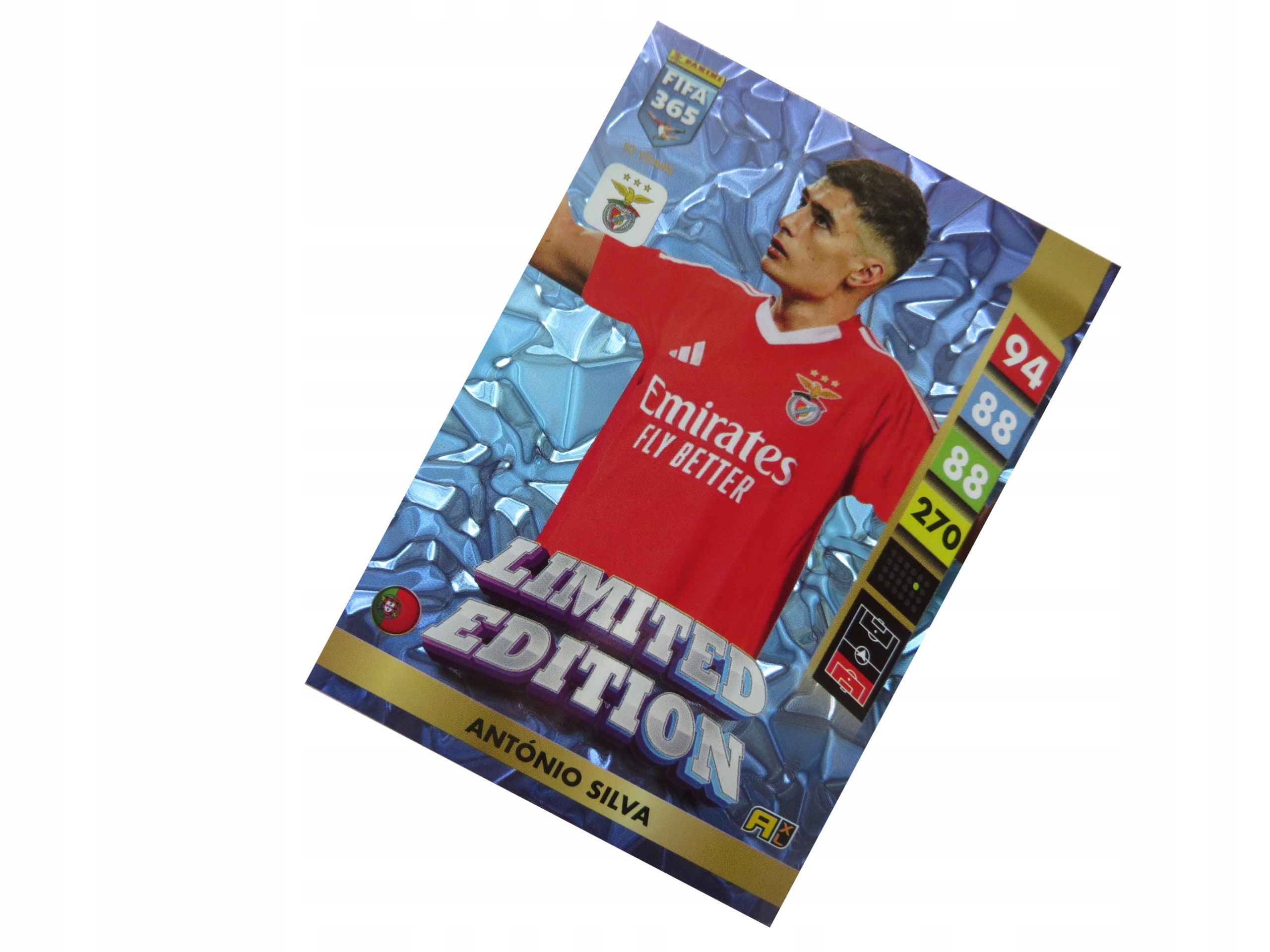 Panini Fifa 365 2025 Mała Karta Limited Antonio Silva Benfica Lizbona