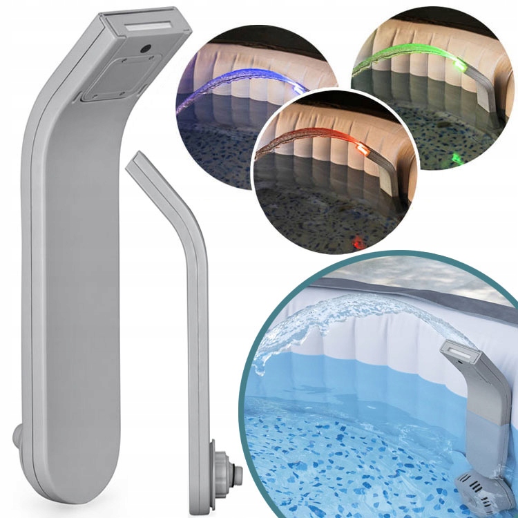Wodospad Do Jacuzzi Prysznic Led Kaskada Natrysk Fontanna Lay-z-spa Bestway