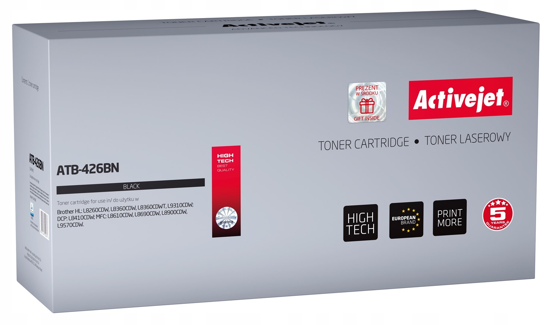 Activejet ATB-426BN Toner (zamiennik Brother TN-426BK; Supreme; 9000 stron;
