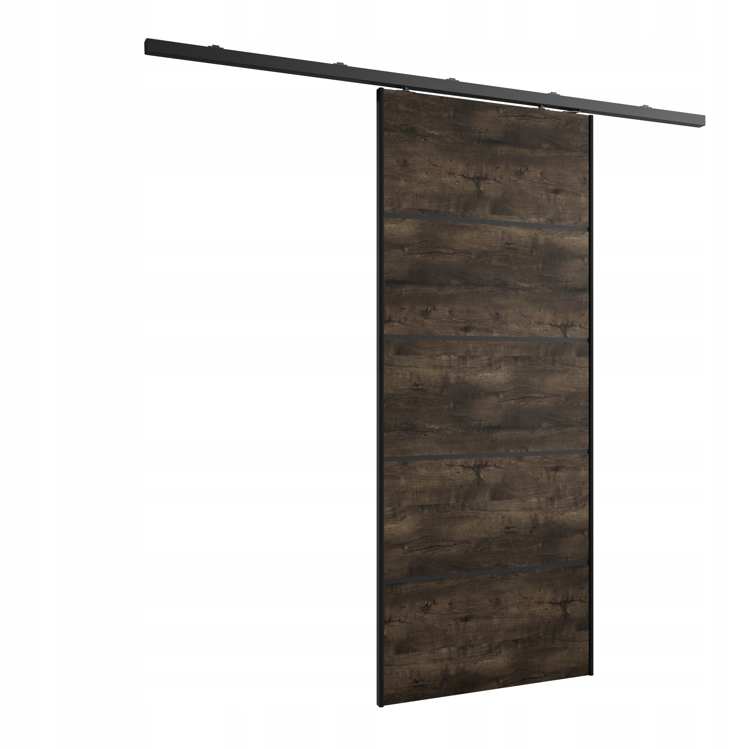 Posuvné nástěnné dveře HS-45 Arti Plus 90 jasan tmavý