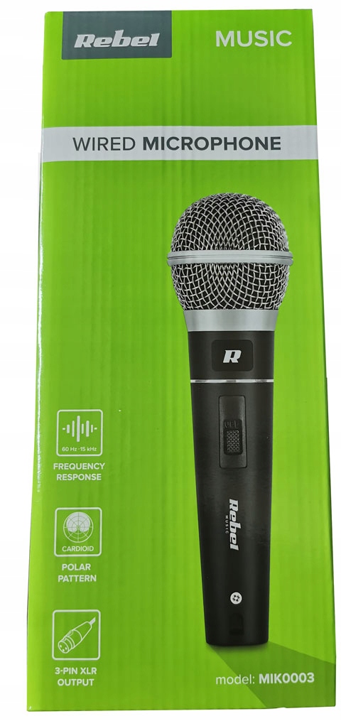 Mikrofon dynamiczny estradowy karaoke DM-604