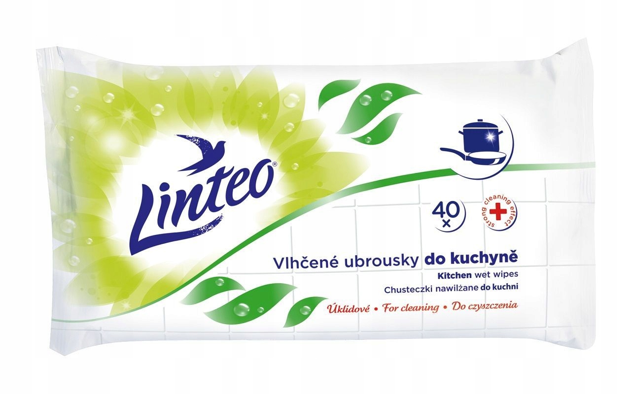 Chusteczki nawilżane Linteo do kuchni 40szt.