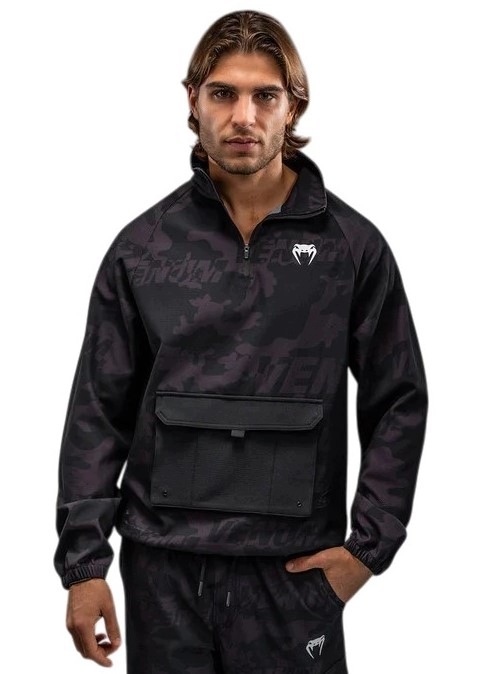 Venum Přechodová bunda Trooper Half-Zip Jacket Black/Purple XL