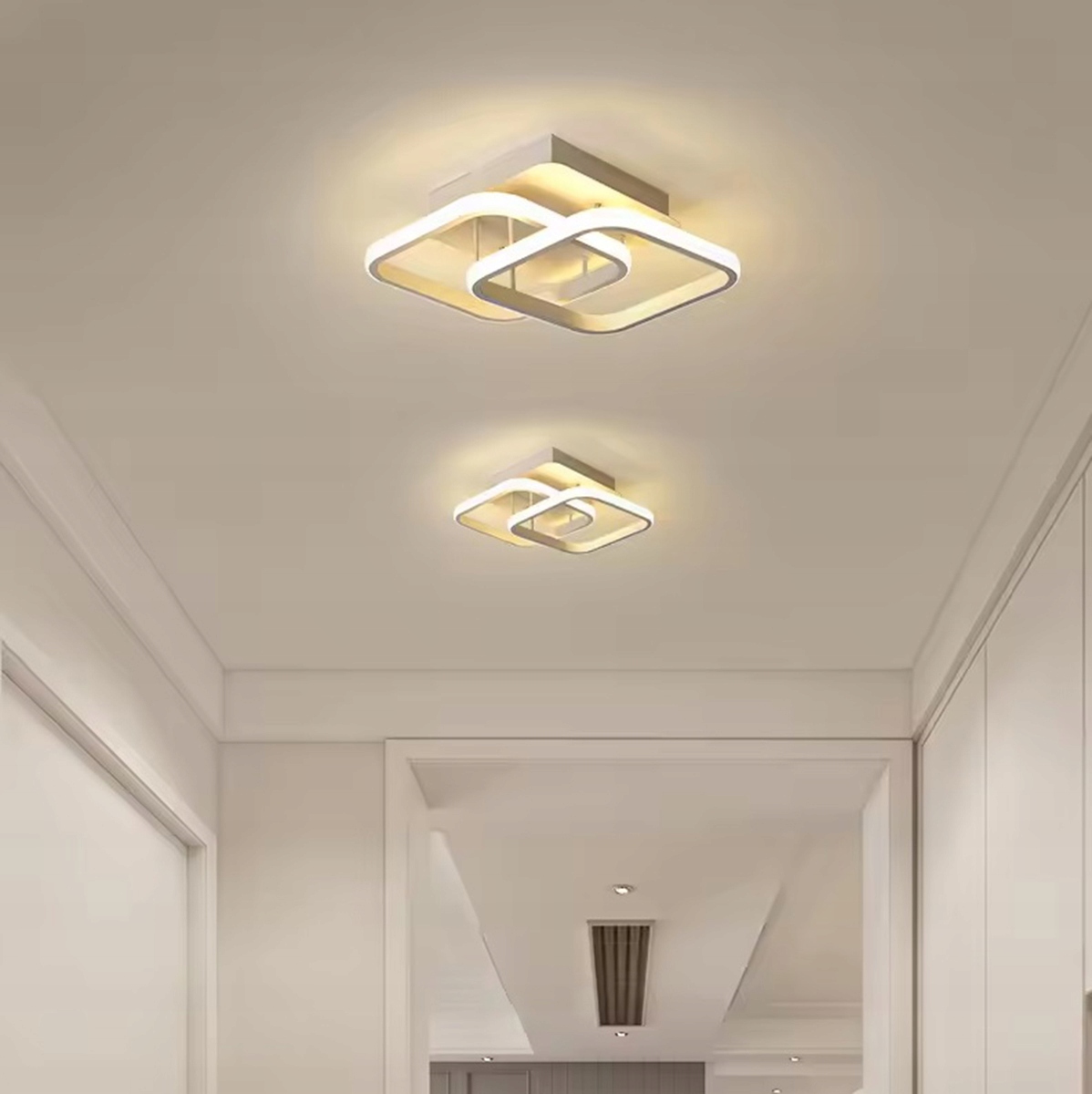 LAMPA SUFITOWA WISZĄCA LED PLAFON ŻYRANDOL MODERN 22W 4500K BIAŁA ZD117A Kod producenta APT_ZD117A