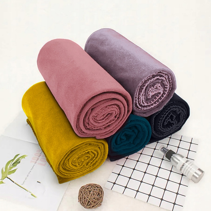 Koc polarowy 130x160 Pled Narzuta Czerwony Wymiary 130x160cm