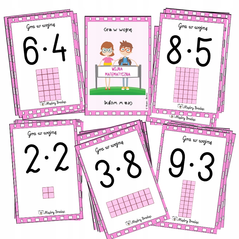 

Wojna Matematyczna * karty * Tabliczka Mnożenia